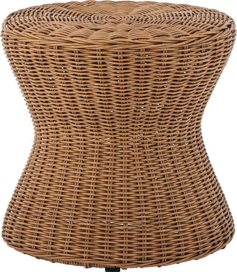 Kulatý zahradní odkládací stolek z umělého ratanu ø 53 cm Roccas – Bloomingville Bloomingville