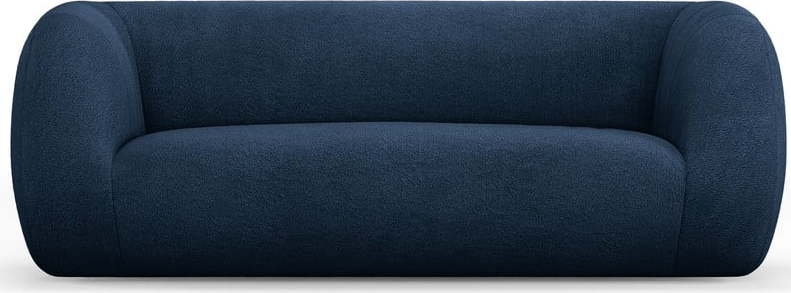 Modrá pohovka z textilie bouclé 210 cm Essen – Cosmopolitan Design Cosmopolitan design