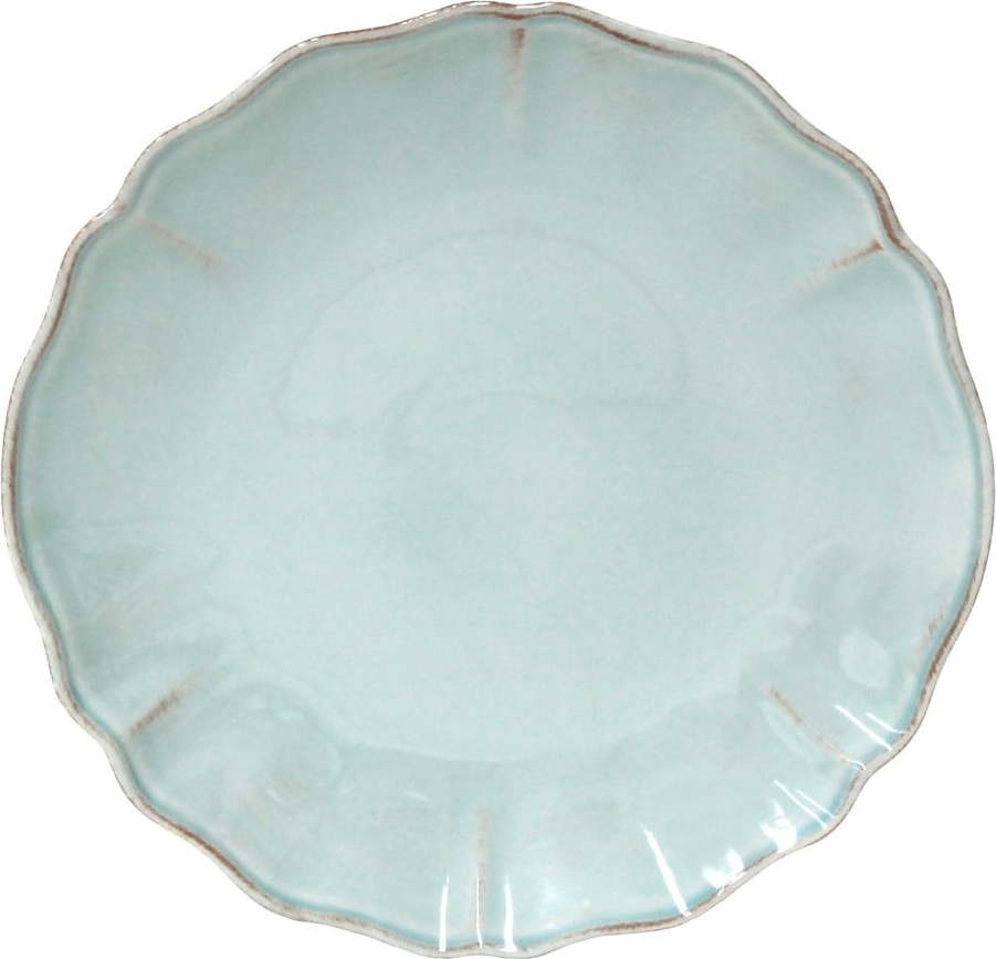 Modro-tyrkysový dezertní talíř z kameniny ø 21 cm Alentejo – Costa Nova Costa Nova