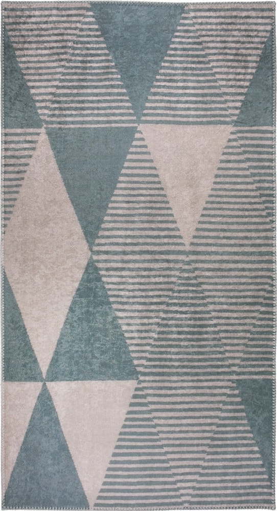 Modrý pratelný koberec 80x150 cm – Vitaus Vitaus