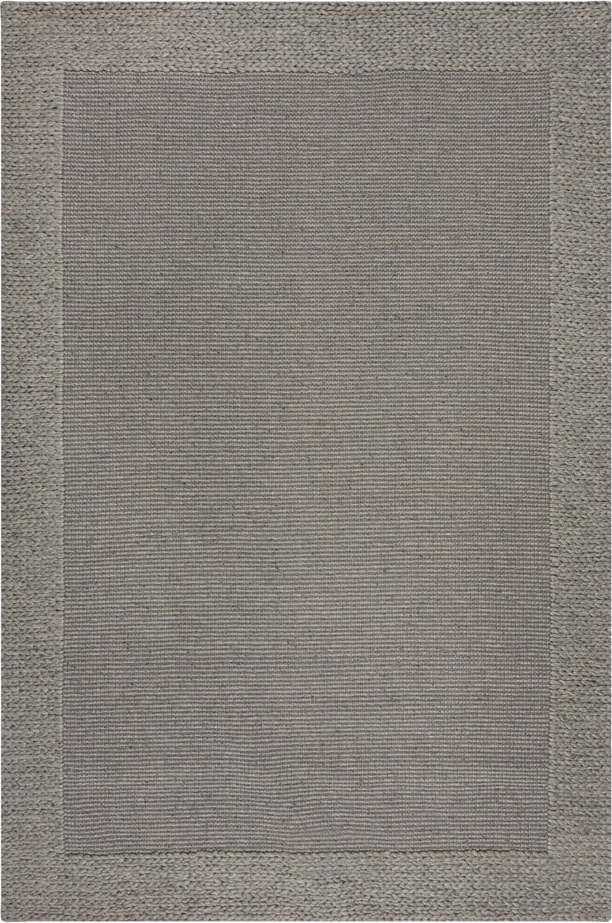 Šedý vlněný koberec 200x290 cm Rue – Flair Rugs Flair Rugs