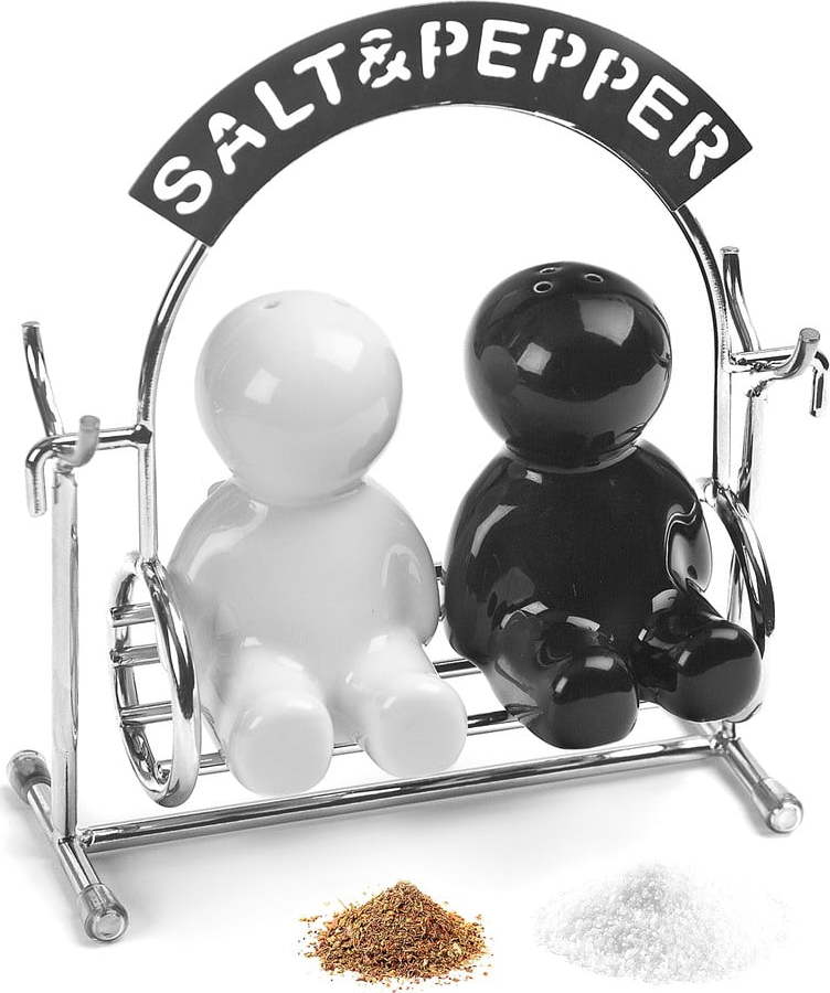 Slánka a pepřenka se stojánkem Salt & Pepper – Balvi Balvi
