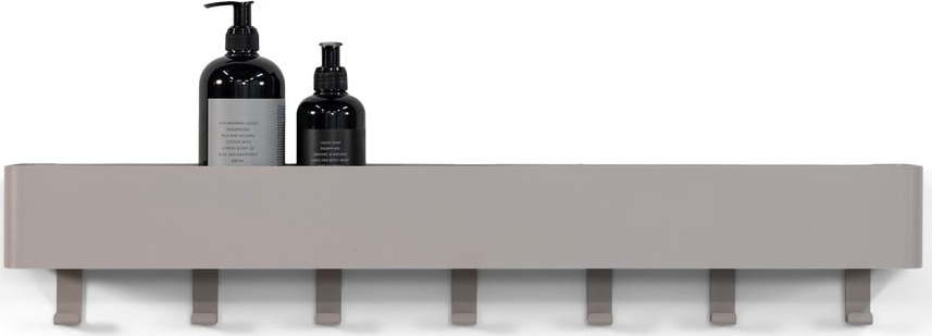 Světle šedá nástěnná ocelová koupelnová polička Multi – Spinder Design Spinder Design