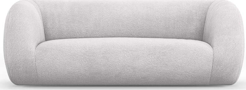 Světle šedá pohovka z textilie bouclé 210 cm Essen – Cosmopolitan Design Cosmopolitan design