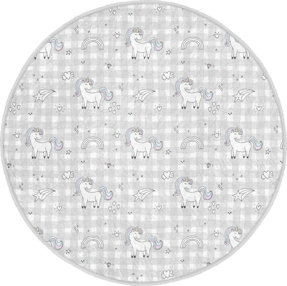 Světle šedý dětský koberec ø 80 cm Comfort – Mila Home Mila Home