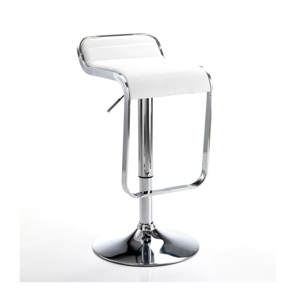 Barová židle v bílo-stříbrné barvě 67 cm Snappy – Tomasucci Tomasucci