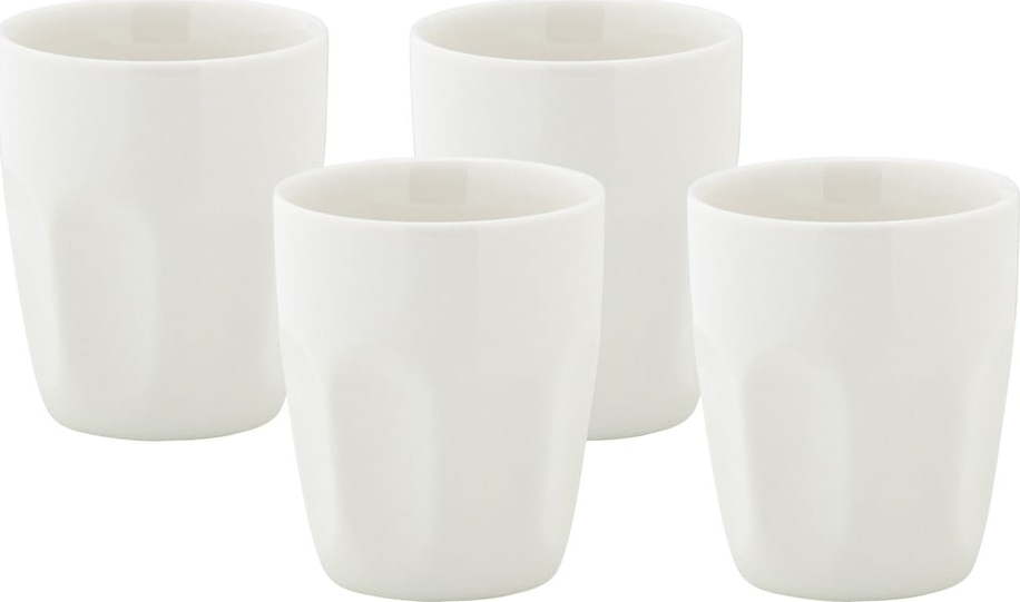 Bílé porcelánové hrnky v sadě 4 ks 200 ml Basic – Maxwell & Williams Maxwell & Williams