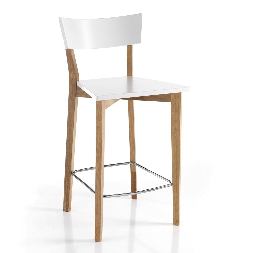 Bílé/v přírodní barvě barové židle v sadě 2 ks 94 cm Kyra – Tomasucci Tomasucci