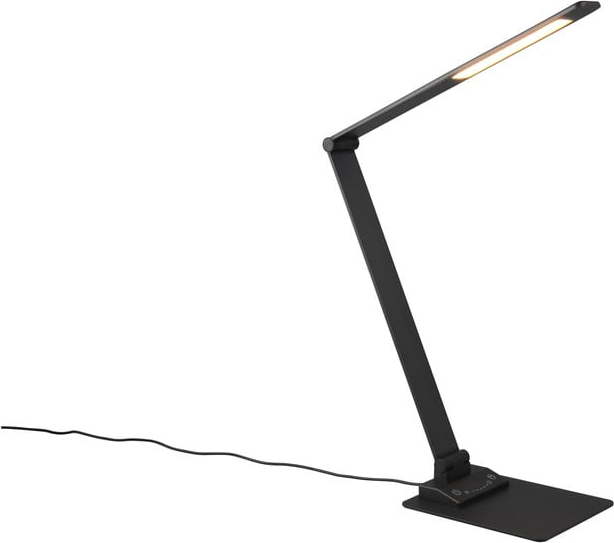 Černá LED stmívatelná stolní lampa (výška 72 cm) Travis – Trio TRIO
