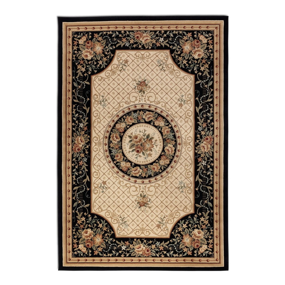 Černo-béžový koberec 120x170 cm Herat – Nouristan Nouristan