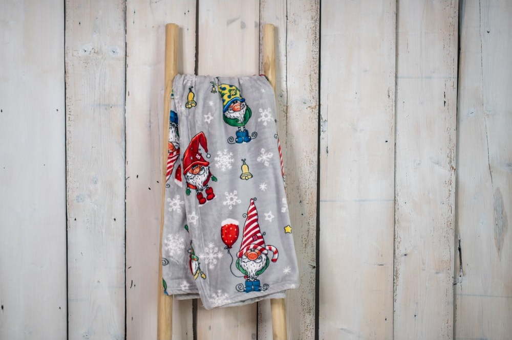 Deka s vánočním motivem z mikroplyše 200x220 cm Gnome – My Home MY HOME