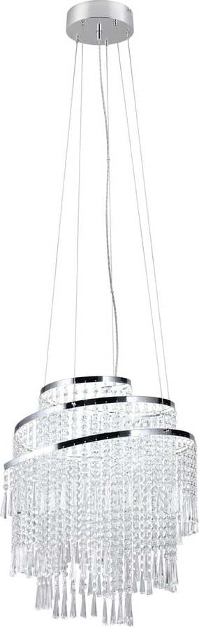 LED závěsné svítidlo ve stříbrné barvě ø 48 cm Pomp – Trio TRIO