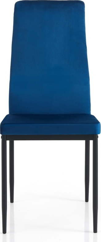 Modré sametové jídelní židle v sadě 2 ks Fefè – Tomasucci Tomasucci