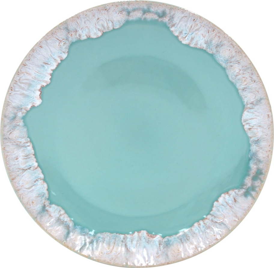 Modro-tyrkysový talíř z kameniny ø 27 cm Taormina – Casafina Casafina