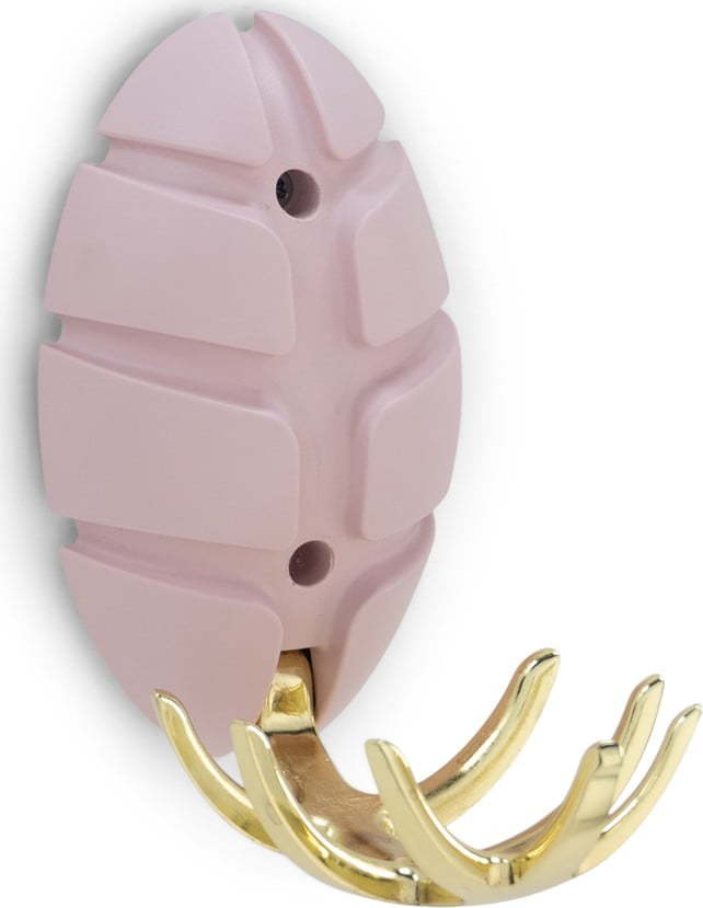 Světle růžový nástěnný háček Bug – Spinder Design Spinder Design