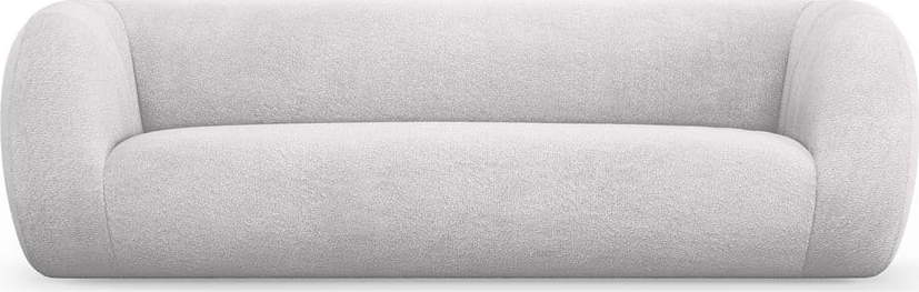Světle šedá pohovka z textilie bouclé 230 cm Essen – Cosmopolitan Design Cosmopolitan design