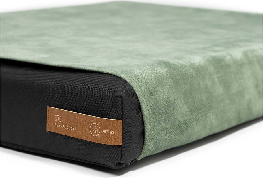 Světle zelený povlak na matraci pro psa 90x70 cm Ori XL – Rexproduct Rexproduct
