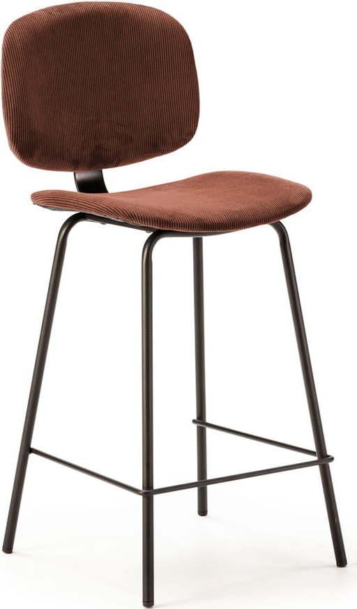 Vínové barové židle v sadě 2 ks (výška sedáku 64 cm) Arus – Marckeric Marckeric