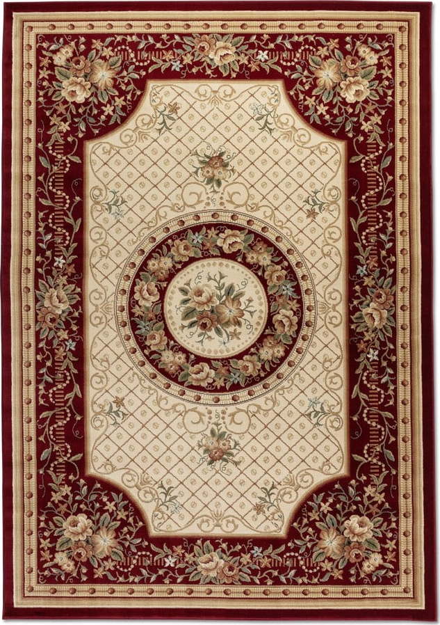 Vínovo-béžový koberec 160x235 cm Herat – Nouristan Nouristan