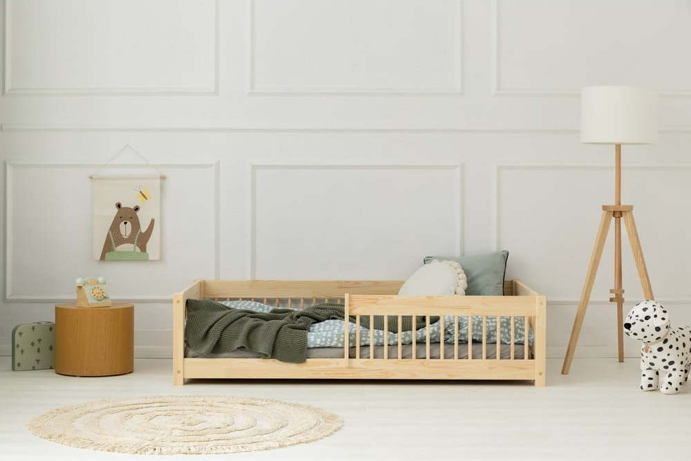 Dětská postel z borovicového dřeva v přírodní barvě 80x140 cm Mila CPW – Adeko Adeko