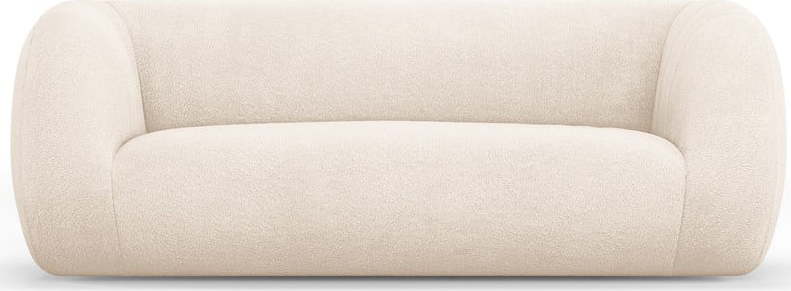 Krémová pohovka z textilie bouclé 210 cm Essen – Cosmopolitan Design Cosmopolitan design
