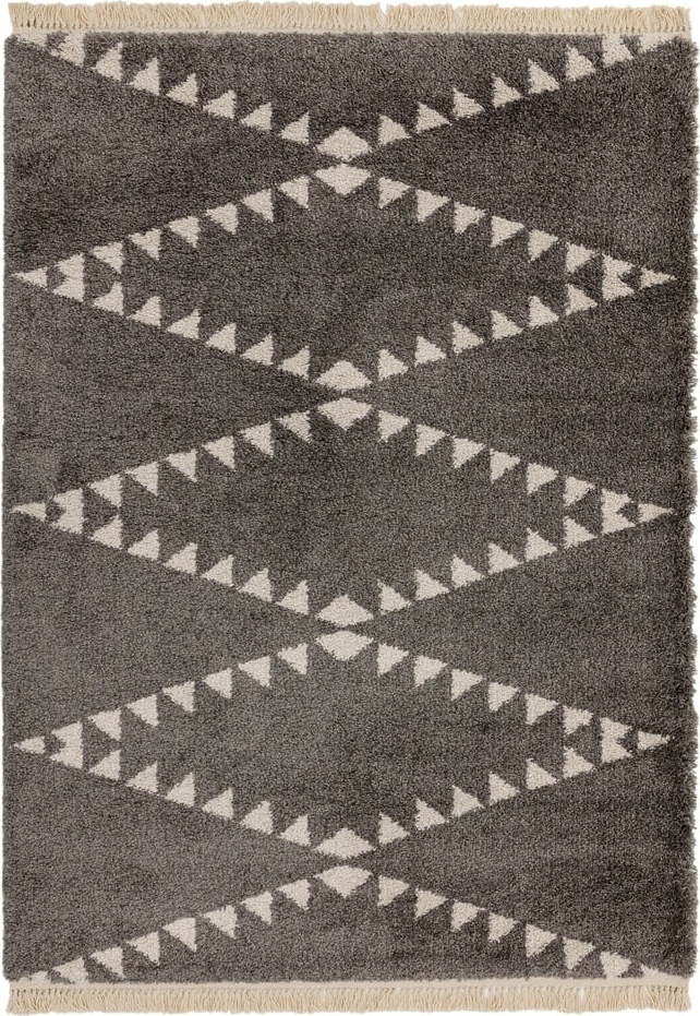 Tmavě šedý koberec 160x230 cm Rocco – Asiatic Carpets Asiatic Carpets